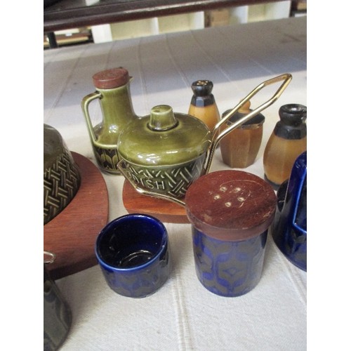 214 - HORNSEA, SYLVAC CRUET SETS ETC