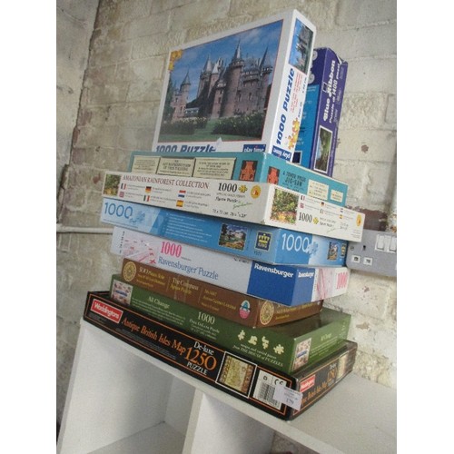 179 - 9 ASSORTED JIGSAW PUZZLES