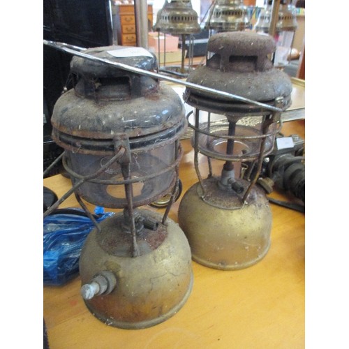 284 - PAIR OF PARAFFIN LAMPS