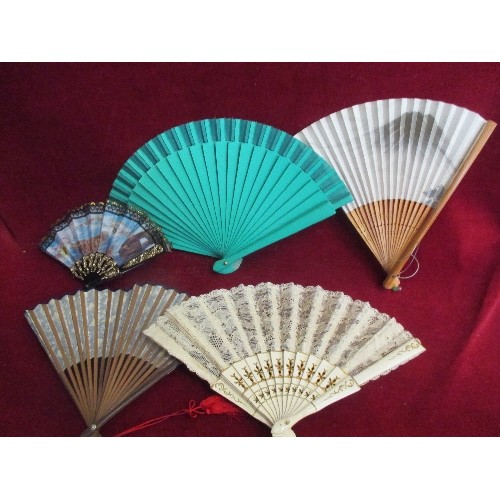 247 - 5 DECORATIVE FANS