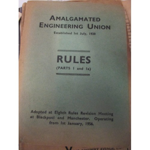 103 - 2 1935 CAR REPAIR MANUALS, 1955 WOODWORKER, KNITTING PATTERNS, KENT MAP, READY RECKONER, AMALGAMATED... 