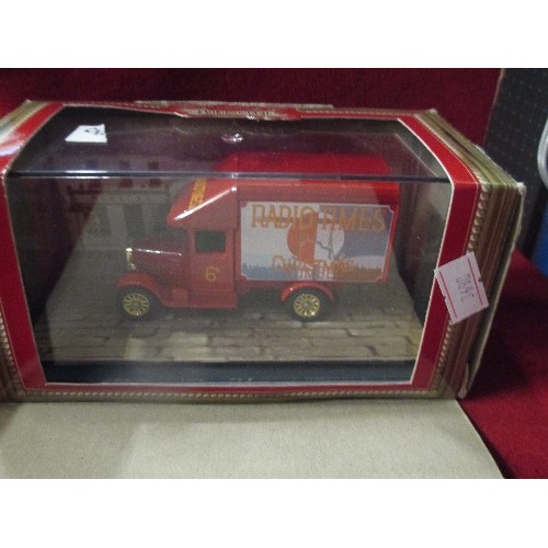 194 - TOY RACING SET & BOXED RADIO TIMES MODEL VAN