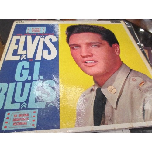 273A - 16X ELVIS PRESLEY RECORDS - GREATEST HITS, GI BLUES, BLUE HAWAII ETC