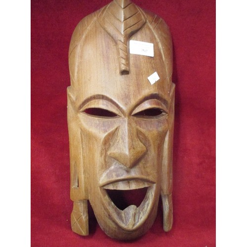 77 - CARVED WOODEN FACE MASK