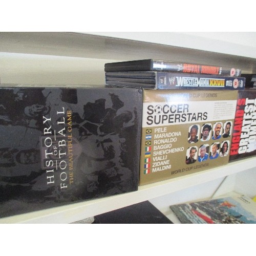 101 - QUANTITY OF FOOTBALL THEMED DVD'S INC BOX SETS 