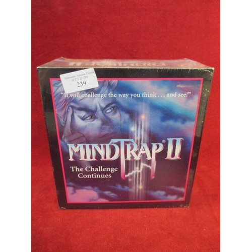 199 - MIND TRAP II GAME - NEW IN SEALED BOX - BY SPEARS GAMES