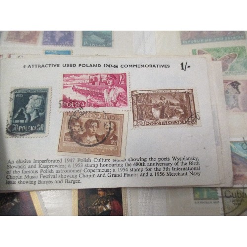 87 - ALBUMS OF STAMPS & STANLEY GIBBONS STAMP COLLECTING BOOK