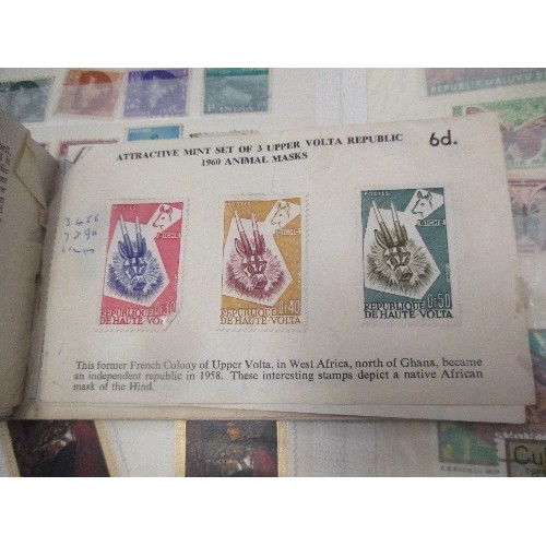 87 - ALBUMS OF STAMPS & STANLEY GIBBONS STAMP COLLECTING BOOK