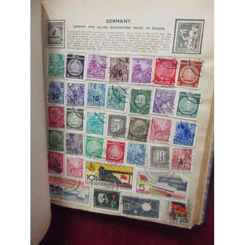 87 - ALBUMS OF STAMPS & STANLEY GIBBONS STAMP COLLECTING BOOK