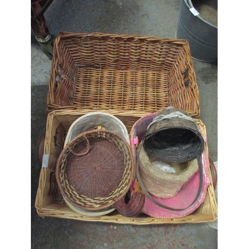 139 - 9 ASSORTED BASKETS