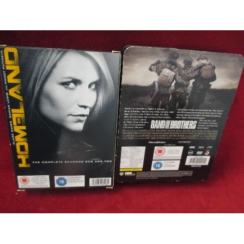 165 - BAND OF BROTHERS & HOMELAND DVD BOX SETS