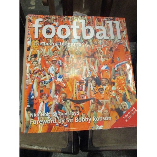 369 - FOOTBALL BOOKS -  ENGLAND PLAYER BY PLAYER,  HIGHBURY THE STORY OF ARSENAL IN N.5,  THE SPORT BOOK (... 