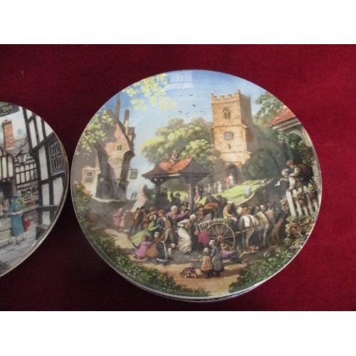 218 - 14 COLLECTORS PLATES INCLUDING WEDGWOOD, COALPORT ETC