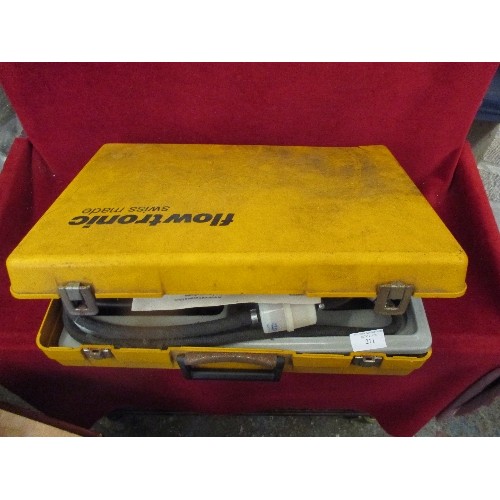 271 - FLOWTRONIC 205 FUEL CONSUMPTION CHECKER IN CARRY CASE