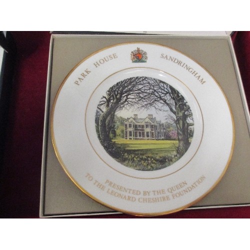 309 - CONCORDE MODEL & COMPTON WOODHOUSE LTD PLATE TO COMMEMORATE FINAL LANDING + WEDGWOOD SANDRINGHAM PLA... 