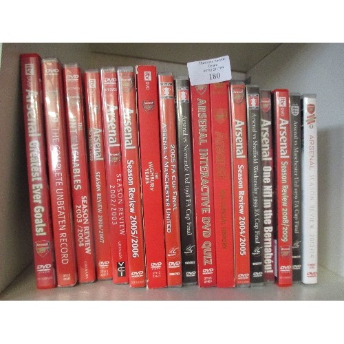 180 - CUBE OF ARSENAL DVDS