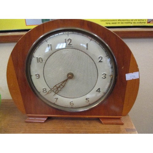 384 - MID CENTURY MANTEL CLOCK BY BENTIMA