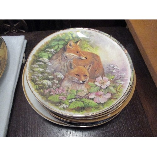 401 - ASSORTED COLLECTORS PLATES, 4 WITH KITTENS, 2 NATIVE AMERICAN INDIAN AND OTHERS