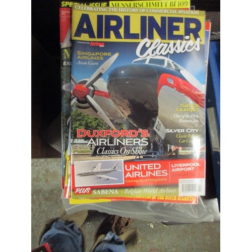 390 - QUANTITY OF AEROPLANE MAGAZINES INCLUDING FLYPAST, AEROPLANE ETC