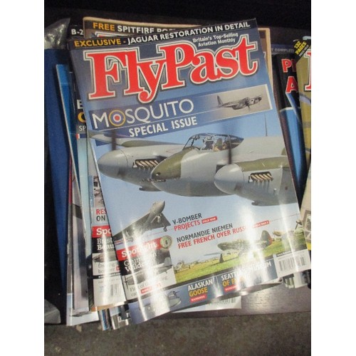 390 - QUANTITY OF AEROPLANE MAGAZINES INCLUDING FLYPAST, AEROPLANE ETC