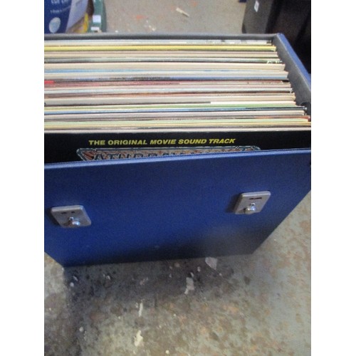 265 - MIXED 78S & LP + GREAT COMPOSERS & THEIR MUSIC SET (1 BOX & 3 RECORD CASES)