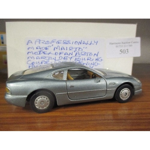 503 - MAISTO MODEL OF AN ASTON MARTIN DB7 TOURING COUPE