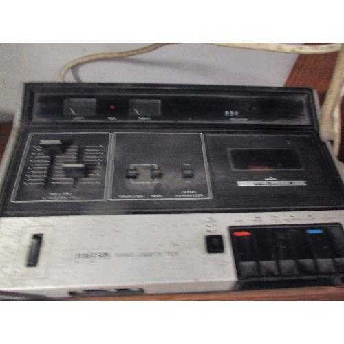 511 - VINTAGE FERGUSON STEREO CASSETTE DECK TOGETHER WITH AN ALBA RADIO CASSETTE REORDER