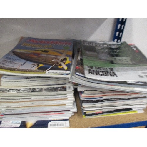 538 - QUANTITY OF AIRCRAFT & MILITARY MAGAZINES INCLUDING AVIATION CLASSICS, AEROPLANE, BRITAIN AT WAR, AF... 