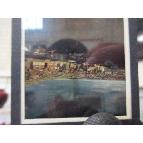 35 - LARGE QUANTITY OF CIRCA 1950S GLASS PHOTOGRAPHIC SLIDES (3 INCH SQUARE) - MEDITERRANEAN SCENES - IN ... 