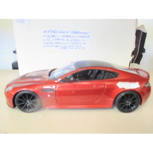 98 - LARGE MODEL ASTON MARTIN V12 VANTAGE