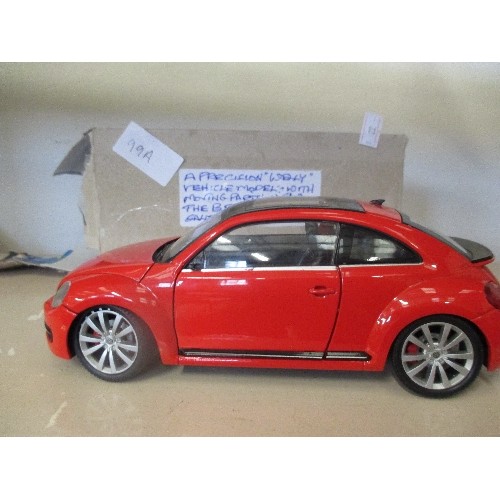 99A - WELLY VOLKSWAGEN BEETLE 2 DOOR SALOON 1/24 SCALE MODEL CAR