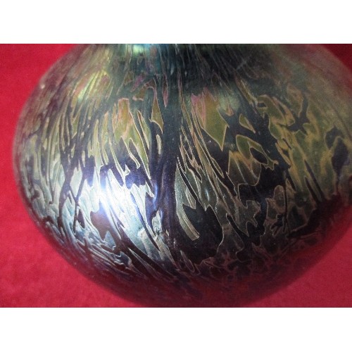 9 - ROYAL BRIERLEY IRIDESCENT LUSTRE VASE - 17CM X 18CM DIA