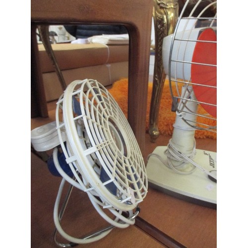 320 - 2 X RETRO TABLE FANS, ONE BY JET, THE OTHER BY PIFCO