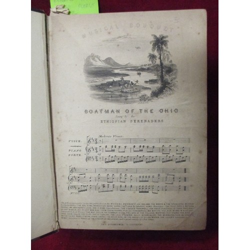 285 - MID VICTORIAN BOUND VOLUME OF SHEET MUSIC INCLUDING MINSTREL SONGS, BOOSEY & CO, LEWIS'S BEAUTIFUL T... 