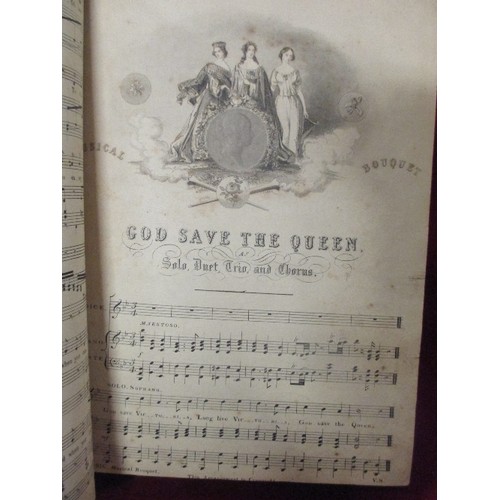 285 - MID VICTORIAN BOUND VOLUME OF SHEET MUSIC INCLUDING MINSTREL SONGS, BOOSEY & CO, LEWIS'S BEAUTIFUL T... 