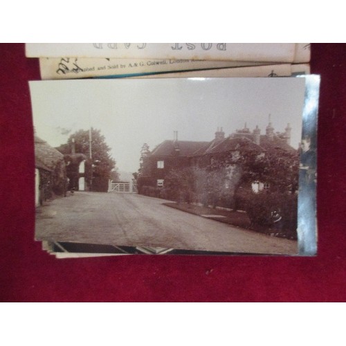 279 - COLLECTION OF 19TH AND EARLY 20TH PHOTOGRAPHS IN A FAUX BOOK 