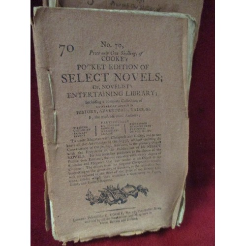 280 - FIVE ANTIQUARIAN BOOKS INCLUDING THE POETICAL WORKS OF WILLIAM COLLINS WITH A LIFE OF THE AUTHOR BY ... 