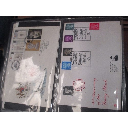 216 - 3 X ALBUMS OF GB FIRST DAY COVERS