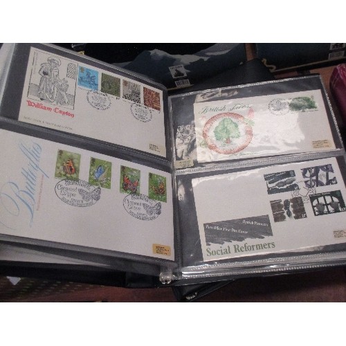 216 - 3 X ALBUMS OF GB FIRST DAY COVERS