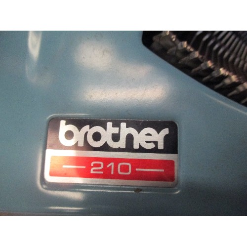 208 - BROTHER 210 TYPEWRITER WITH CASE