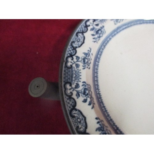 276 - VICTORIAN HOT WATER PLATE