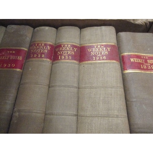 284A - SET OF 13 LAW BOOKS 