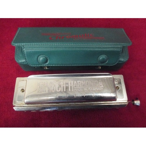 26 - PROFESSIONAL HOHNER CHROMATIC KOCH - HARMONICA WITH CASE