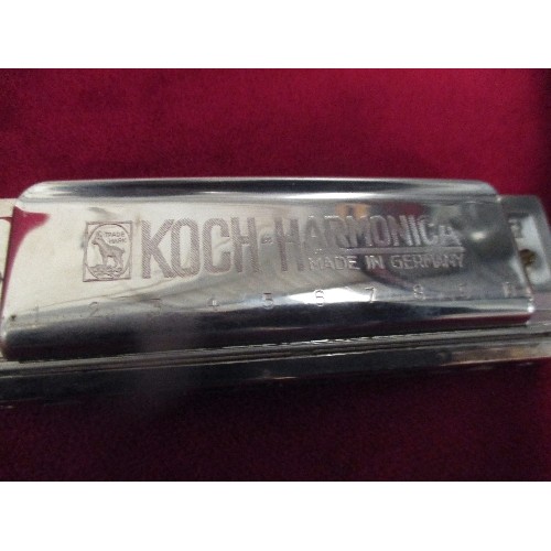 26 - PROFESSIONAL HOHNER CHROMATIC KOCH - HARMONICA WITH CASE