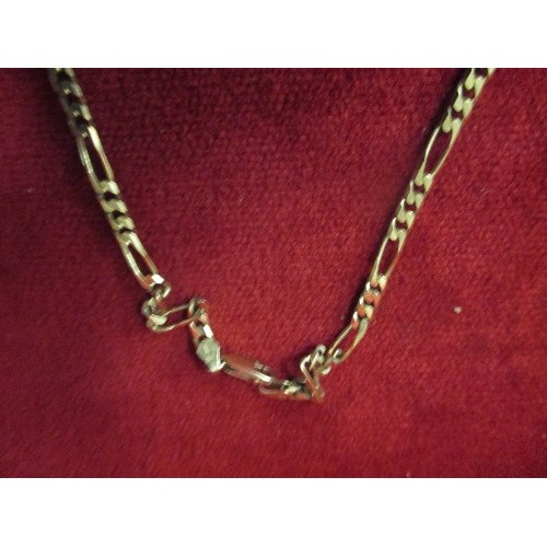 73E - 9CT GOLD 19 INCH CHAIN NECKLACE   WEIGHT 14.5GR