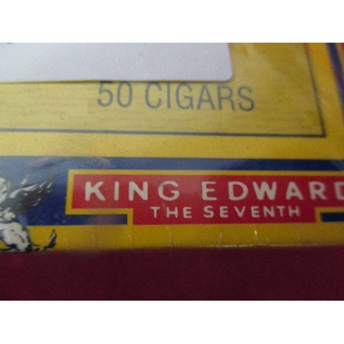 100A - UNOPENED SEALED BOX OF 50 KING EDWARD IMPERIAL CIGARS - MILD TOBACCOS