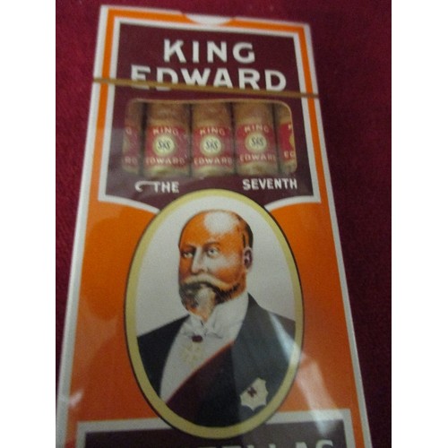 100B - 9 BOXES OF 5 (45 TOTAL) KING EDWARD PANATELLAS - CIGARS - ALL UNOPENED AND SEALED IN CARBOARD OUTER ... 