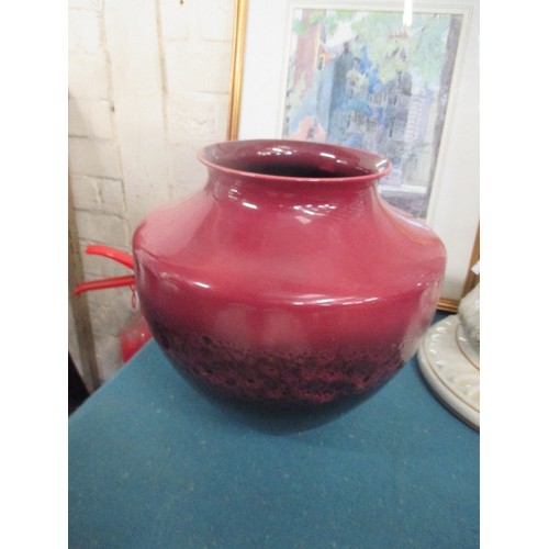 101 - LARGE ROYALE STRATFORD ALCHEMY REFLECTIVE ART FAT LAVA VASE. part of their 