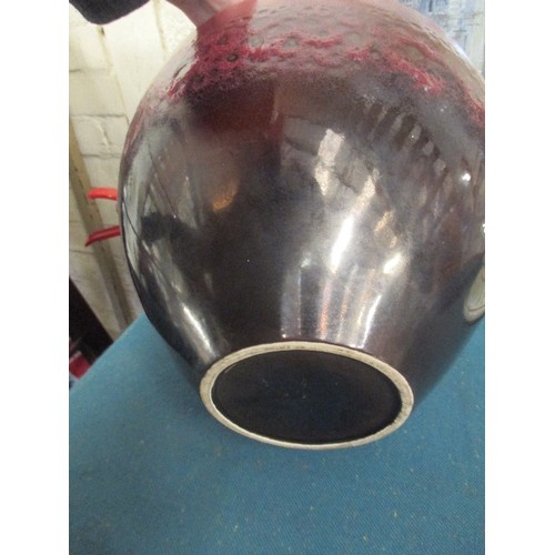 101 - LARGE ROYALE STRATFORD ALCHEMY REFLECTIVE ART FAT LAVA VASE. part of their 