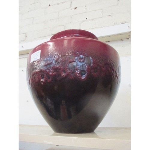 101 - LARGE ROYALE STRATFORD ALCHEMY REFLECTIVE ART FAT LAVA VASE. part of their 